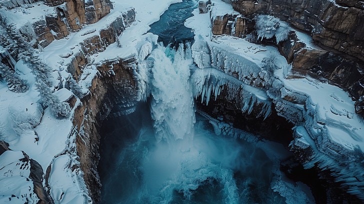 Free Frozen Waterfall Beauty Image | Download at StockCake