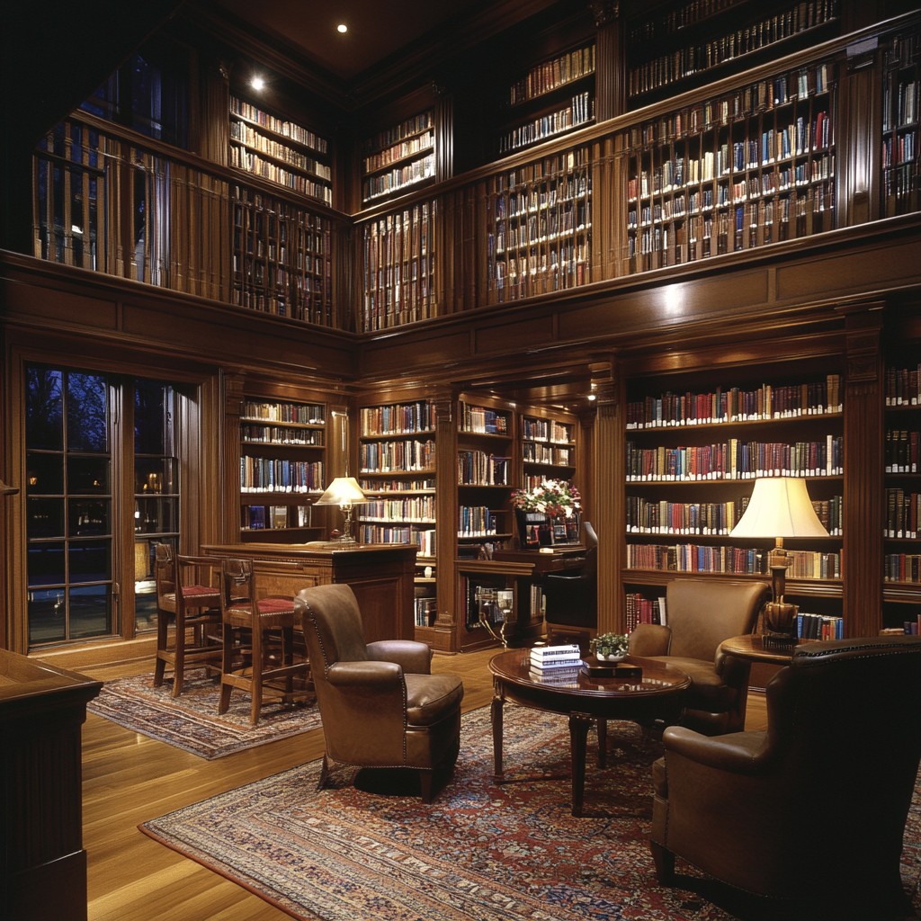 Free Elegant home library Image - Library, Books, Elegant | Download at ...