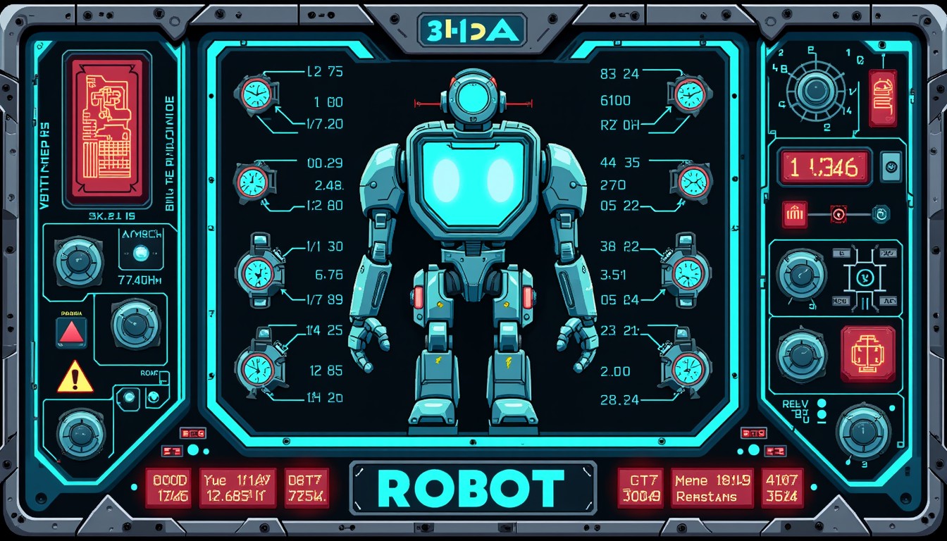 Free Futuristic Robot Interface Image - Robot, Interface, Futuristic ...