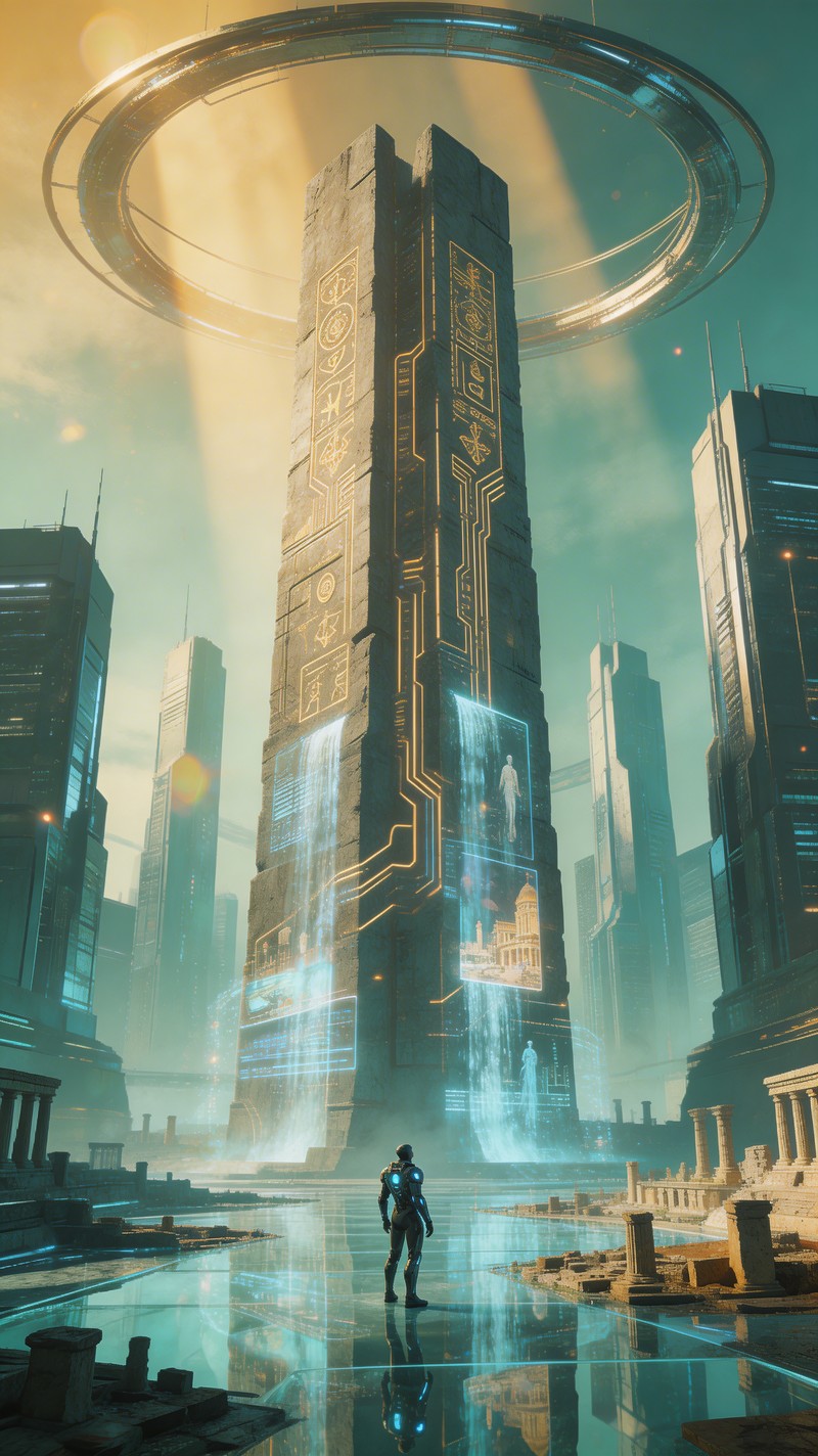 Free Ancient Future Monument Image - Futuristic, Monolith, Scifi ...