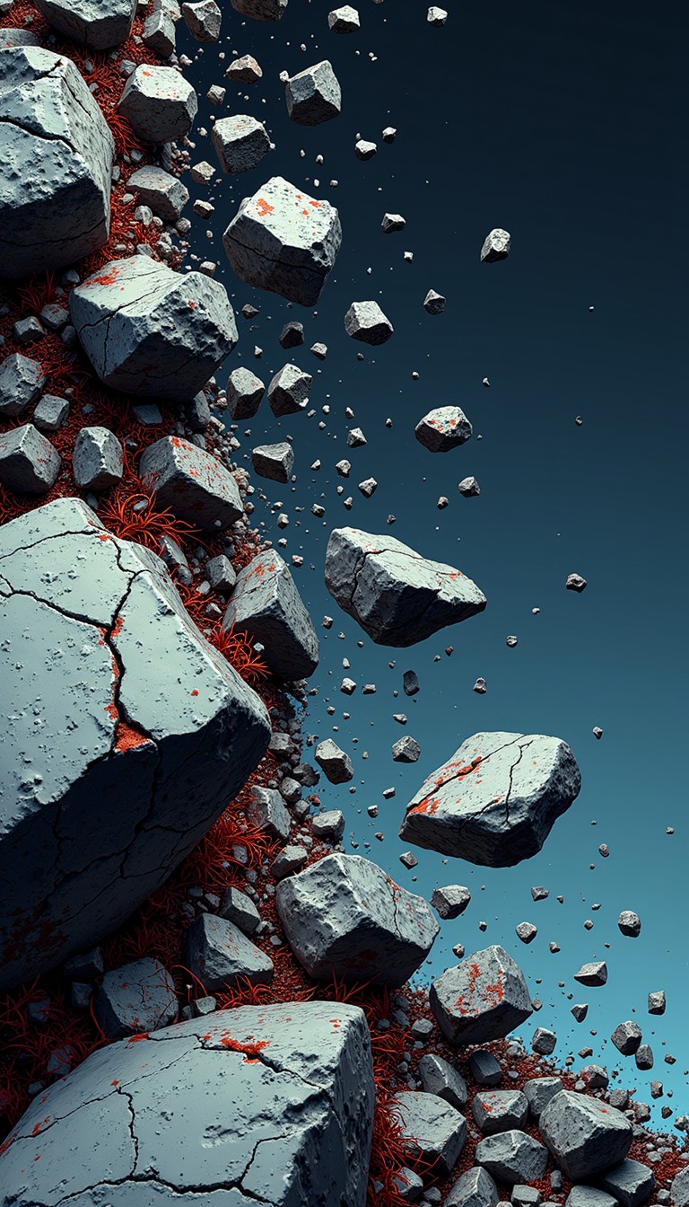 Free Fractured Floating Fragments Image - Debris, Manga, Anime ...