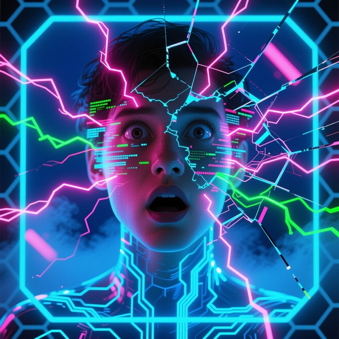 Shock Create Free Digital Shock Portrait Photo - Cyberpunk, Portrait, Digital ...