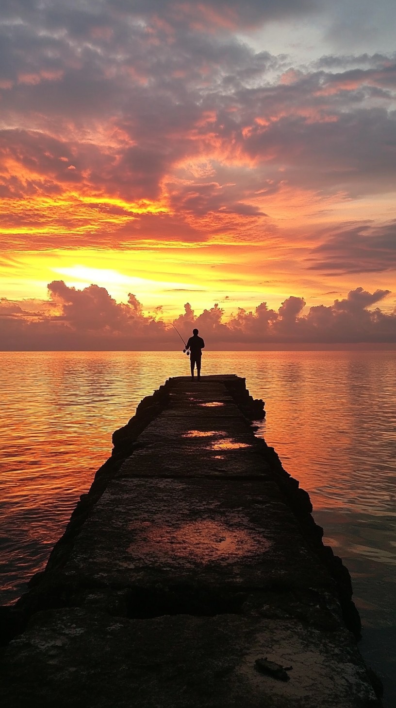 Free Sunset Ocean View Photo - Sunset, Ocean, Silhouette | Download at ...