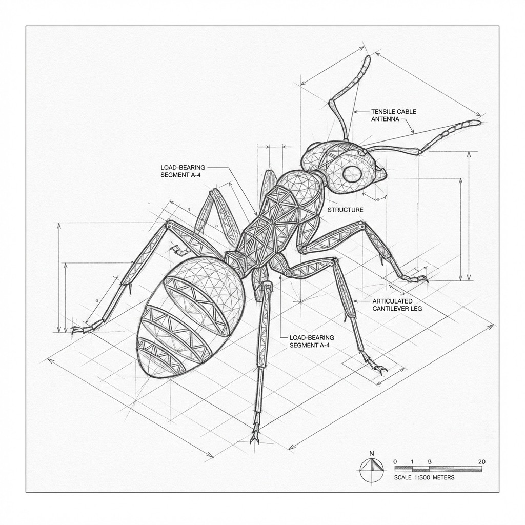 Free Biomechanical Ant Blueprint Image - Architecture, Ant, Blueprint ...