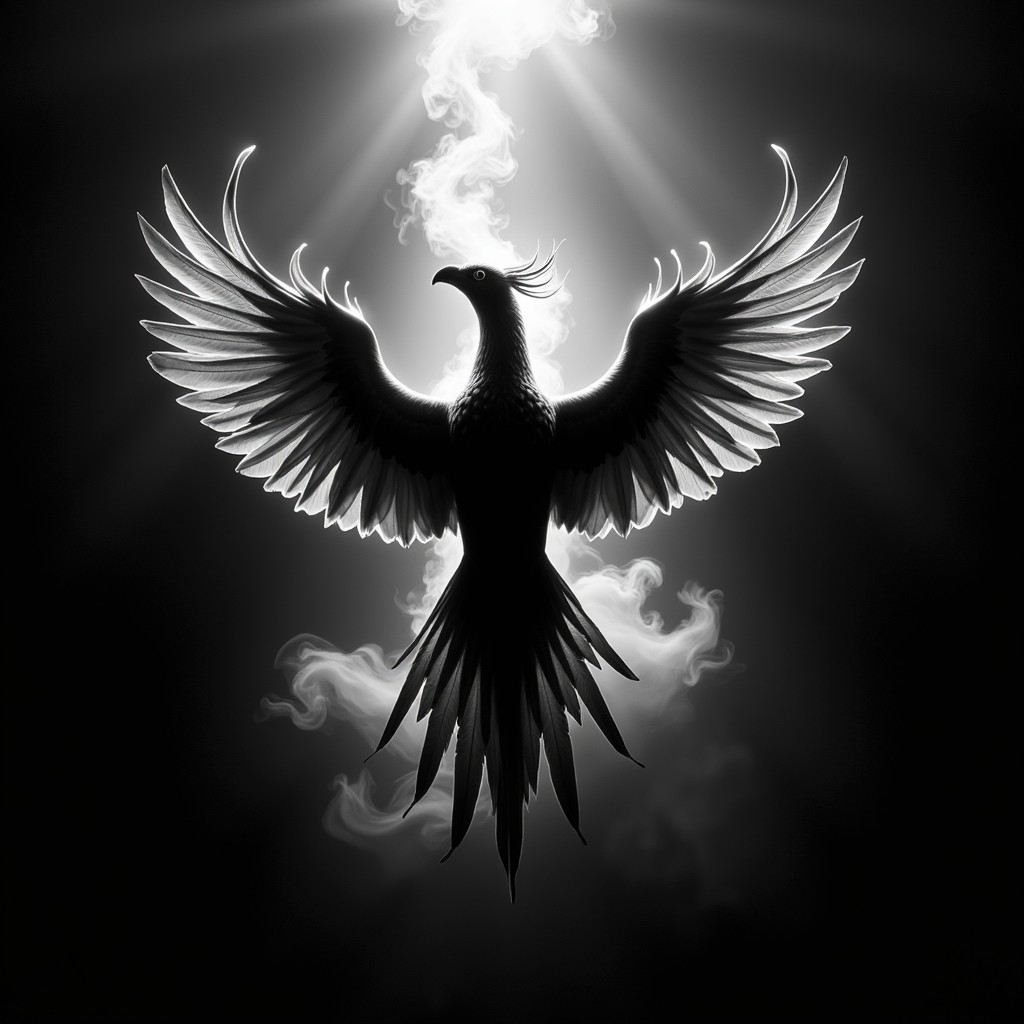 Free Phoenix Rising Dramatically Image - Phoenix, Rebirth, Silhouette ...