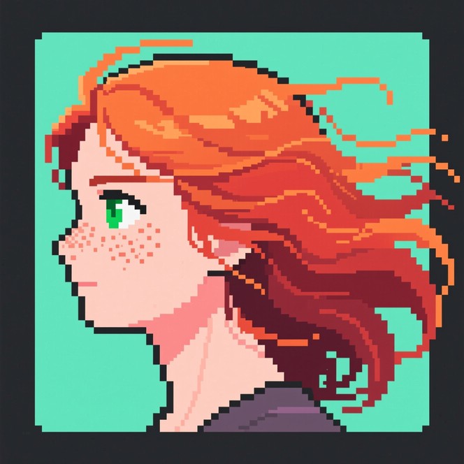 Free Windswept Pixel Portrait Photo - Pixel, Art, Portrait | Download ...