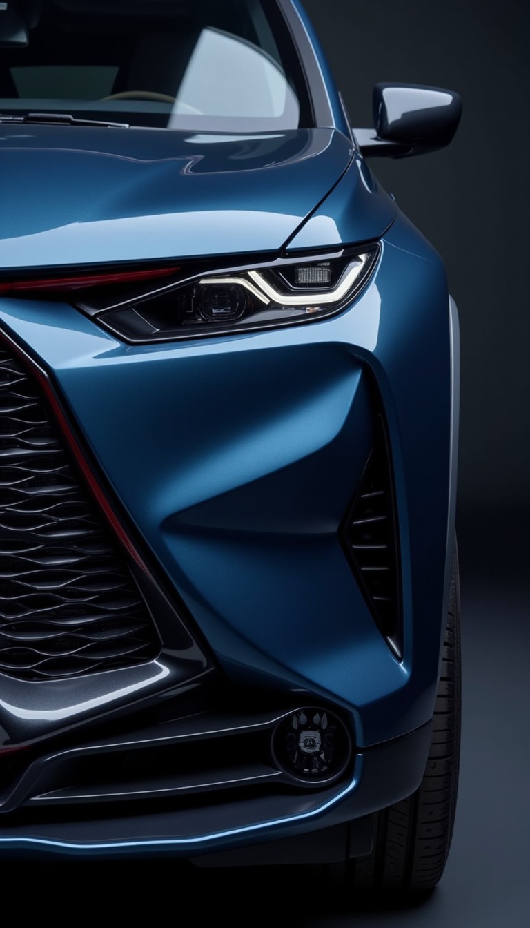 Free Sleek Blue Contours Image - Automotive, Blue, Metallic | Download ...