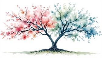 Free Harmonious Tree Balance Image - Watercolor, Tree, Balance ...