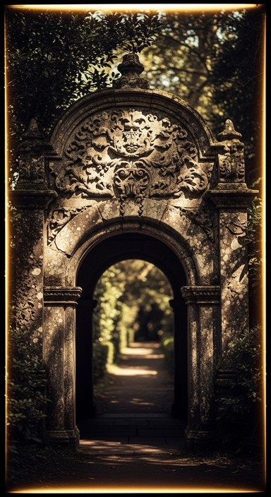 Free Illuminated Ancient Gateway Image - Gateway, Archway, Stone ...