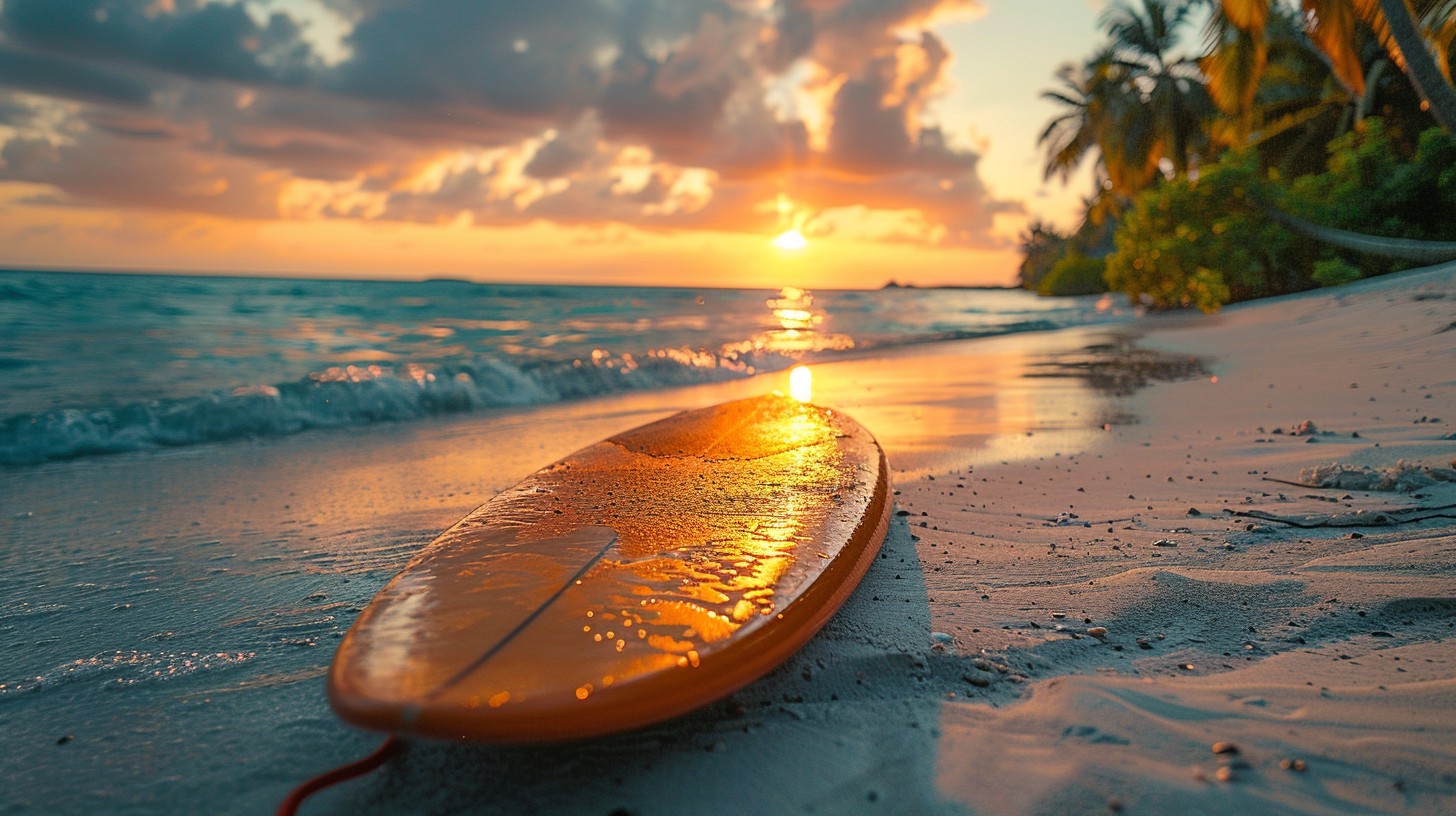 Free Sunset Surf Session Image - Surfboard, Sunset, Beach | Download at ...