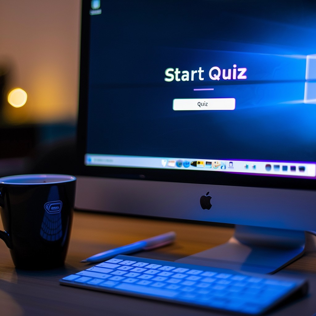 Quiz Time Computer Free Quiz Preparation Time Image - Technology, Education, Computer ...