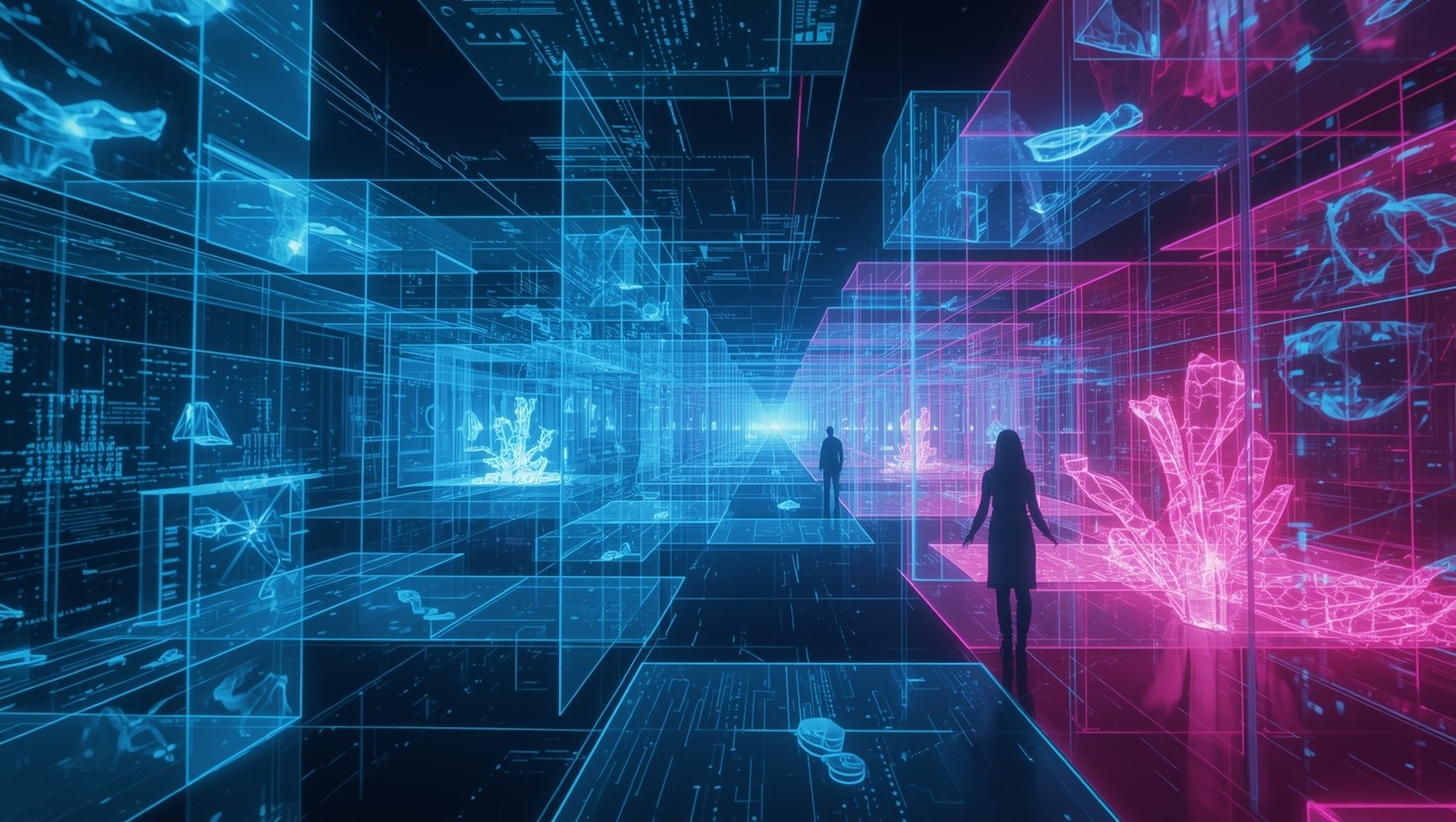 Free Digital Reality Nexus Photo - Holographic, Digital, Surreal ...