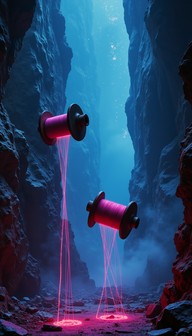 Free Neon Thread Void Image - Cyberpunk, Neon, Threads | Download at ...