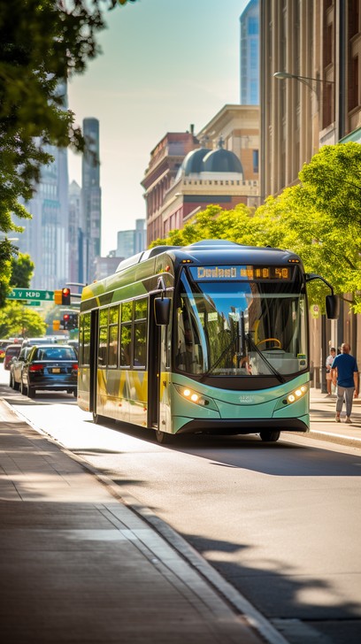 Local Bus Images Free Urban Transit Scene Image - Urban, City, Buses | Download at StockCake