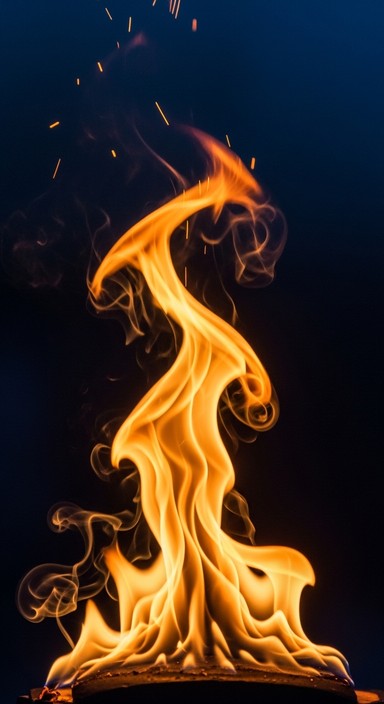 High Rising Fire Flames Free Hypnotic Flame Ascent Image - Fire, Flames, Blaze | Download at ...