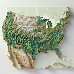 Free USA Topographic Map Image - Usa, Map, Topography | Download at