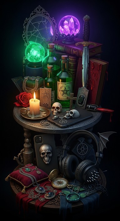 Supernatural Objects Free Gothic Treasures Glow Image - Gothic, Victorian, Occult | Download ...