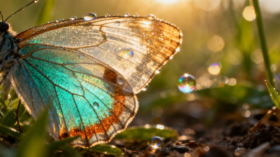 Free Butterfly Wing Magic Image - Butterfly, Wing, Iridescent ...