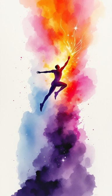Free Breaking Color Barriers Image - Watercolor, Athletic, Motion ...
