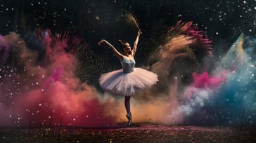 Free Ballet in Colors Image - Ballet, Dancer, Colors | Download at ...