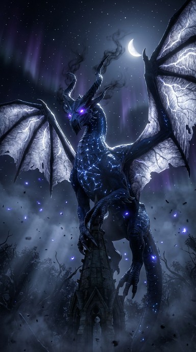 Download Shadow Beast Forest Digital Art for Free | StockCake