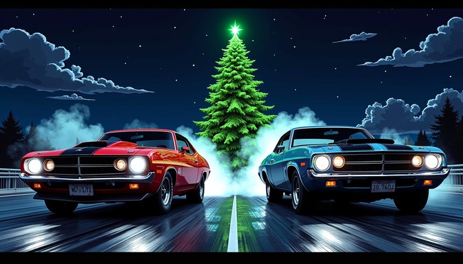 Midnight Racing Poster Free Midnight Drag Race Image - Muscle, Cars, Racing | Download at ...