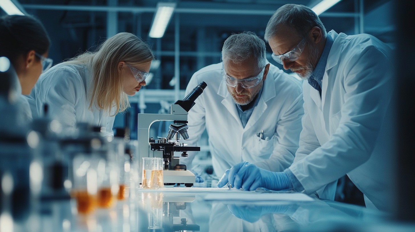 Free Team analyzing samples Photo - Research, Laboratory, Microscope ...
