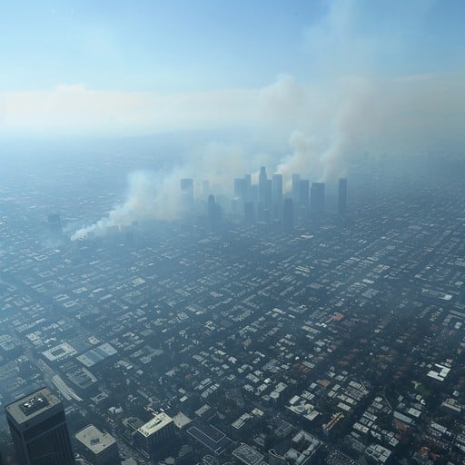 Free Urban Smog Cover Image - City, Smog, Aerial | Download at StockCake