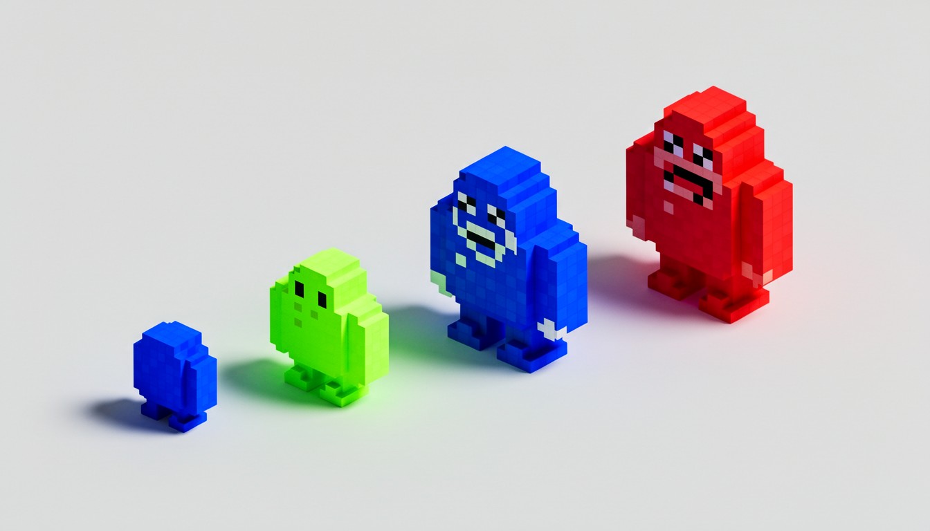 Free Pixel Evolution Display Image - Pixel, Sprite, Isometric ...