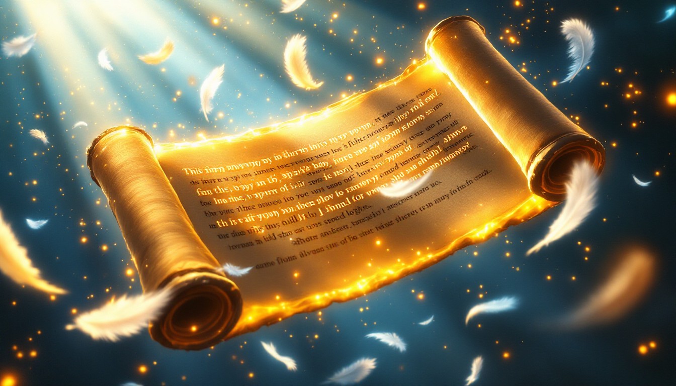 Free Sacred Scroll Glows Image - Scroll, Biblical, Divine | Download at ...