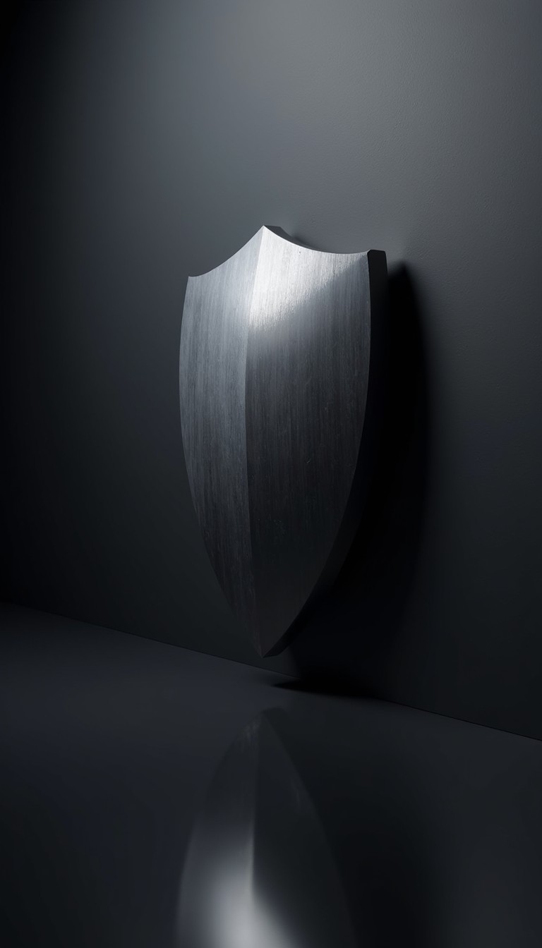 Free Minimalist Protective Shield Image - Shield, Minimal, Floating ...