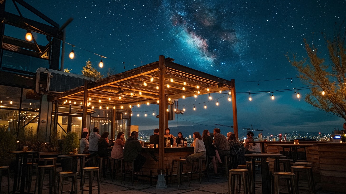 Free Starry Patio Dining Image - Patio, Dining, Stars | Download at ...