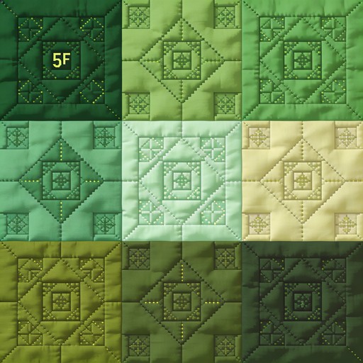 Free Fractal Green Quilt Image - Quilt, Fractal, Recursive | Download ...