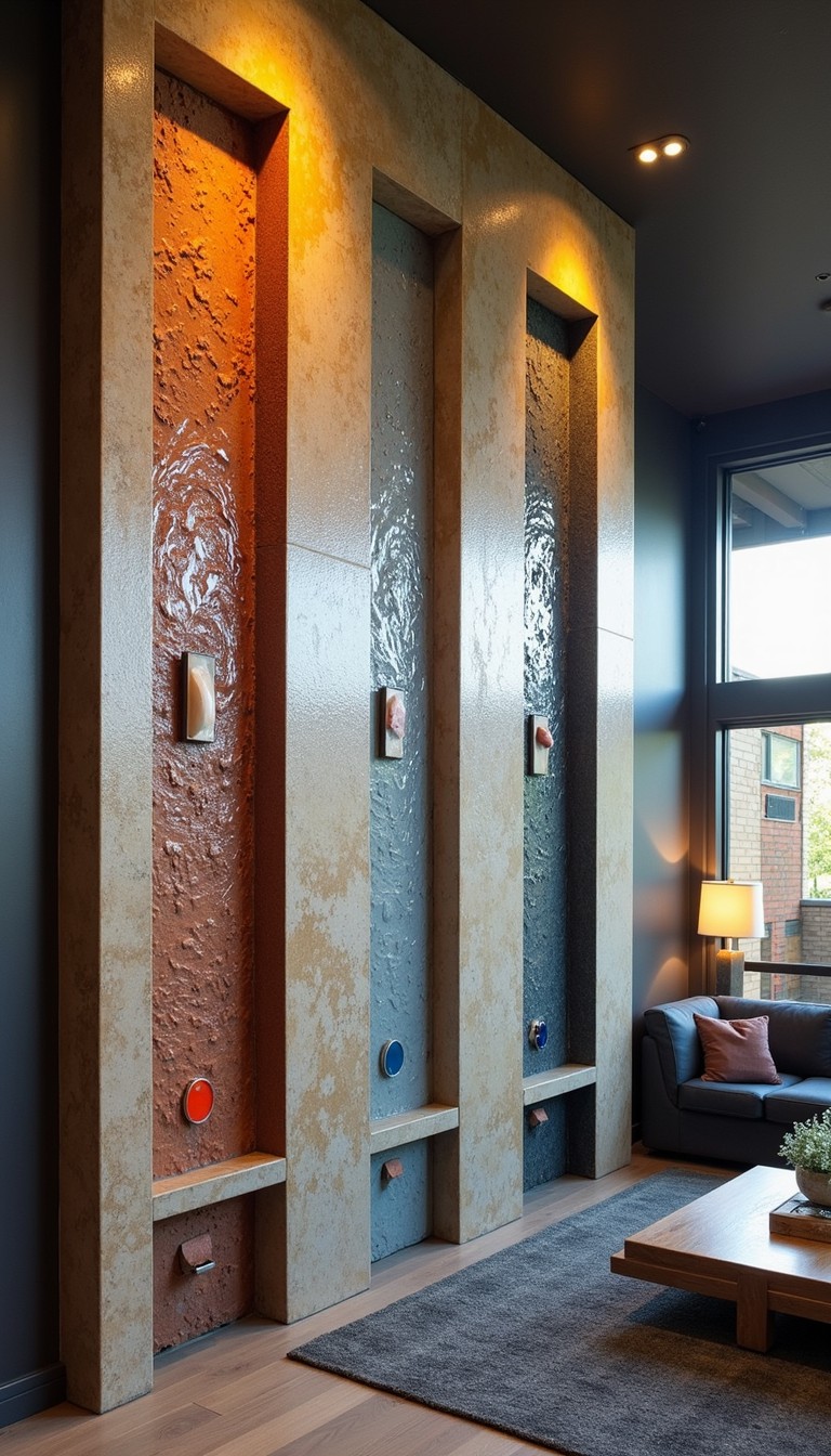 Free Illuminated Texture Panels Image - Concrete, Textured, Panels ...