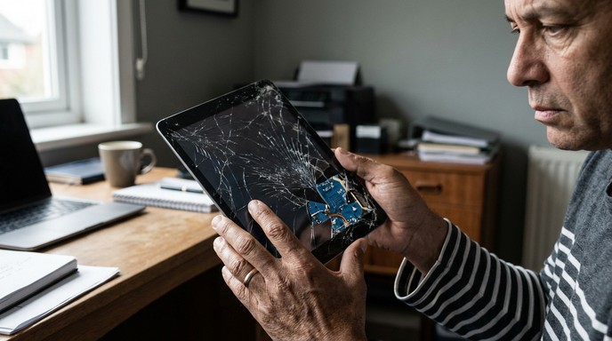 Free Shattered Screen Reality Image - Technology, Broken, Tablet ...