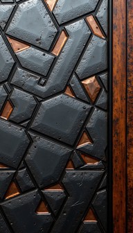 Free Geometric Metallic Pattern Image - Geometric, Metallic, Hexagonal ...