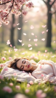 Peaceful Spring Night Free Spring's Peaceful Slumber Image - Spring, Peaceful, Dreamy ...