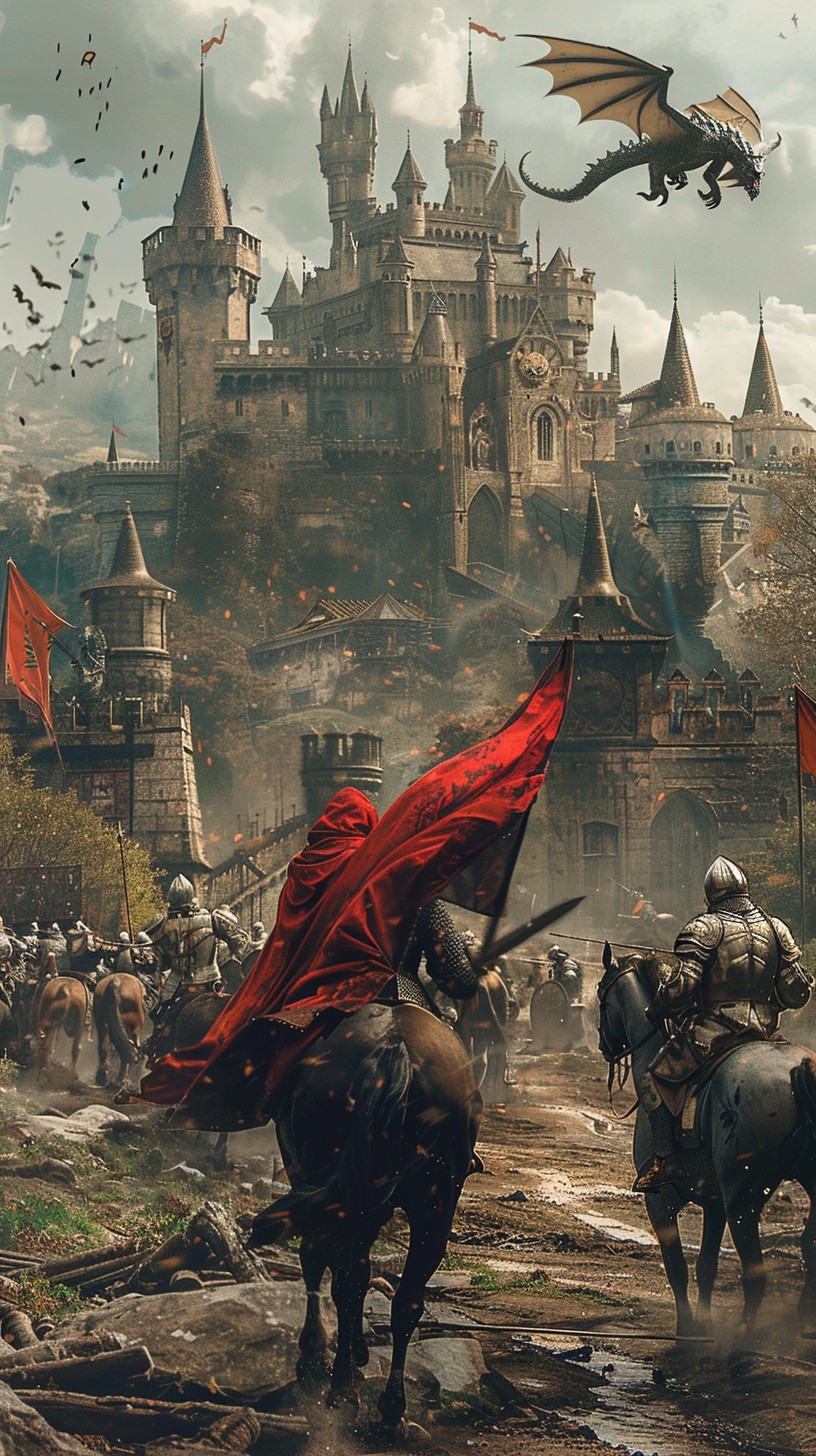 Free Epic Medieval Battle Image - Battle, Knight, Dragon | Download at ...