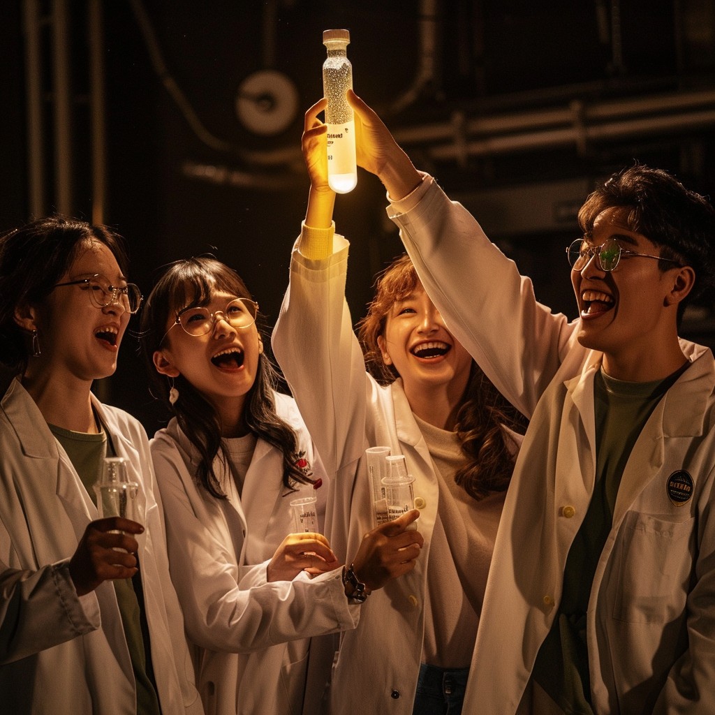 Science Lab Dedication Free Celebratory Lab Toast Image - Scientists, Celebration, Laboratory ...