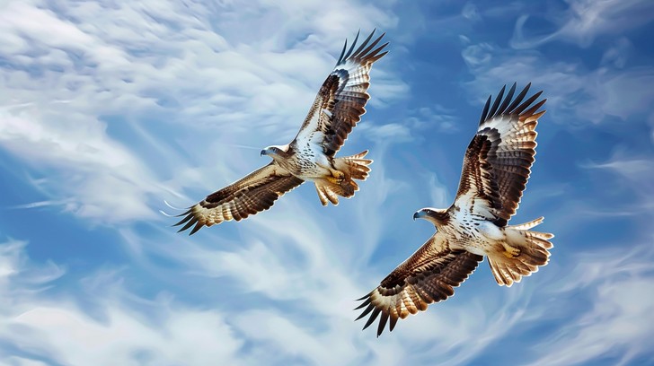 Free Eagles Soaring High Image Download At Stockcake