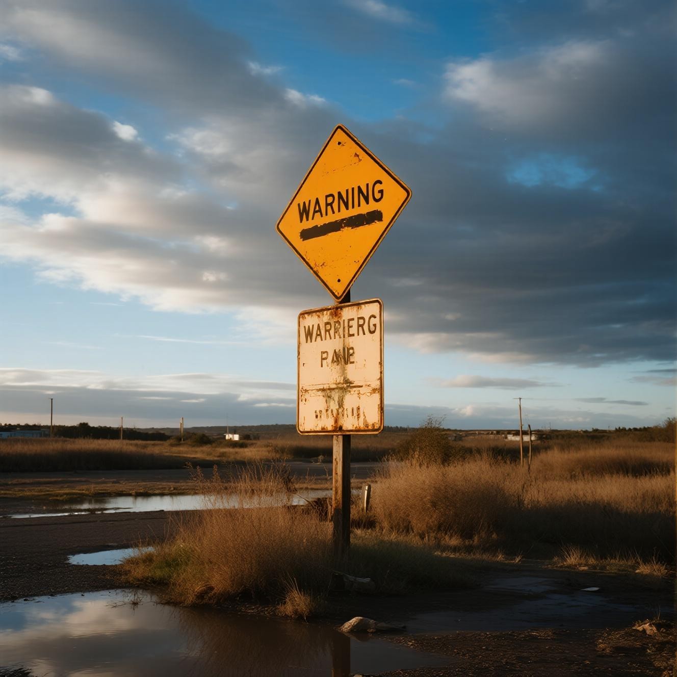 Free Warning Amid Desolation Image - Warning, Sign, Storm | Download at ...