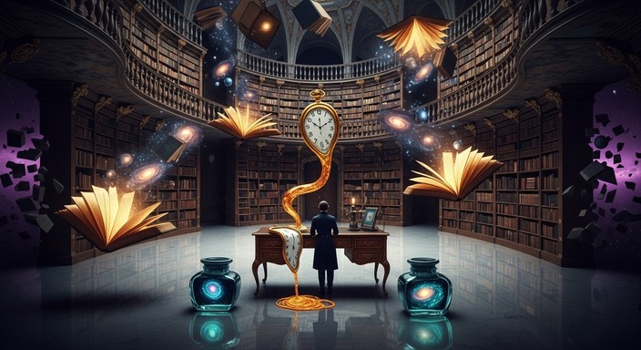 Library Float Setup Free Infinite Library Dreams Image - Library, Books, Fantasy | Download ...