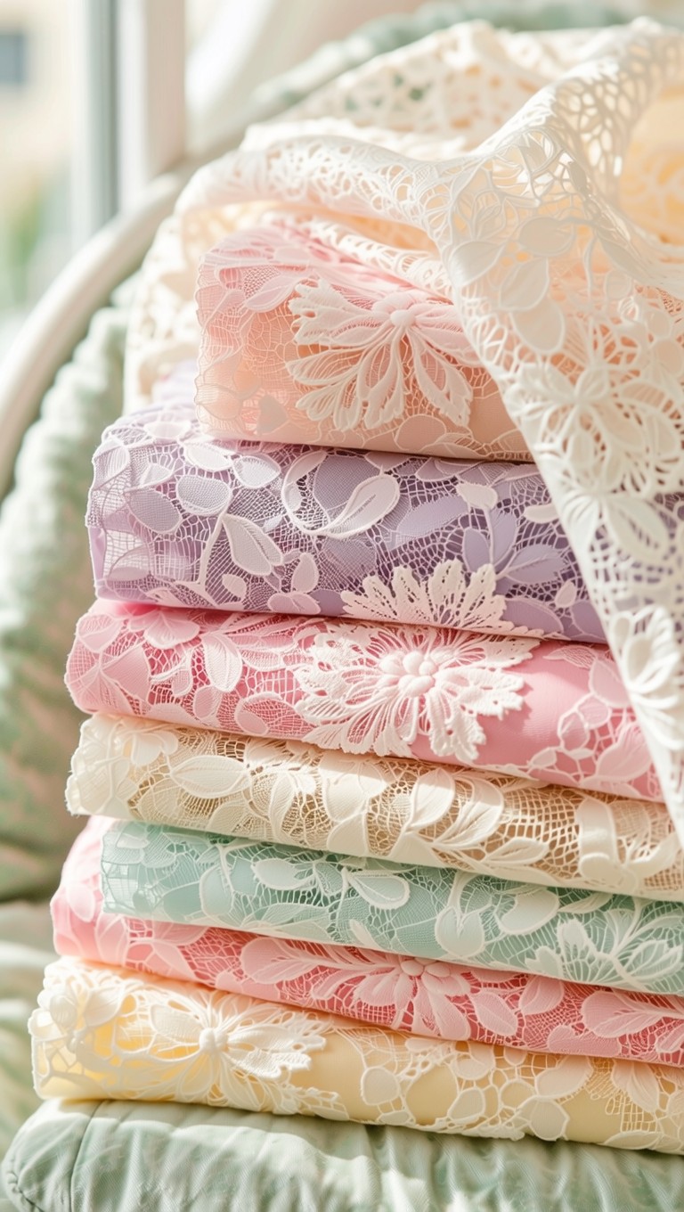 Free Delicate Lace Layers Image - Lace, Fabric, Pink | Download at ...