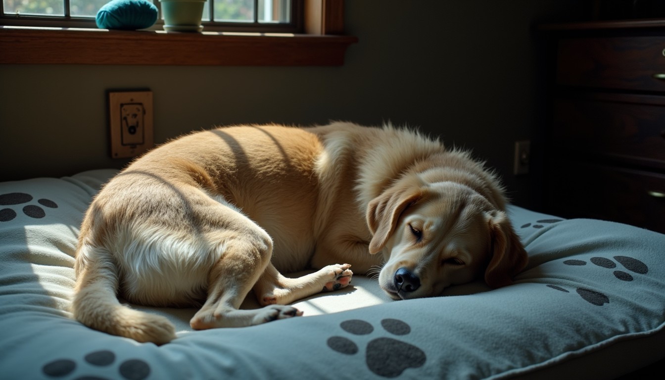 Free Sunlit Dog Nap Image - Dog, Sleeping, Golden | Download at StockCake