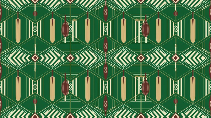Free Cricket Geometric Design Image - Cricket, Geometric, Pattern ...