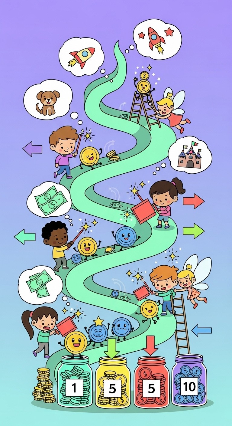 Free Money Sorting Magic Image - Money, Savings, Children | Download at ...