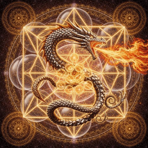 Free Dragon Sacred Geometry Image - Dragon, Geometry, Sacred | Download ...