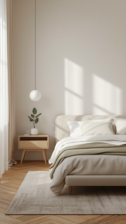 Free Minimalist Morning Sanctuary Image - Bedroom, Minimal ...