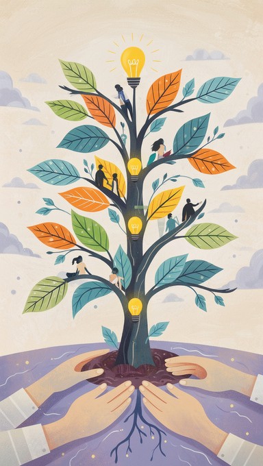 Free Growth Through Collaboration Image - Growth, Collaboration, Tree ...