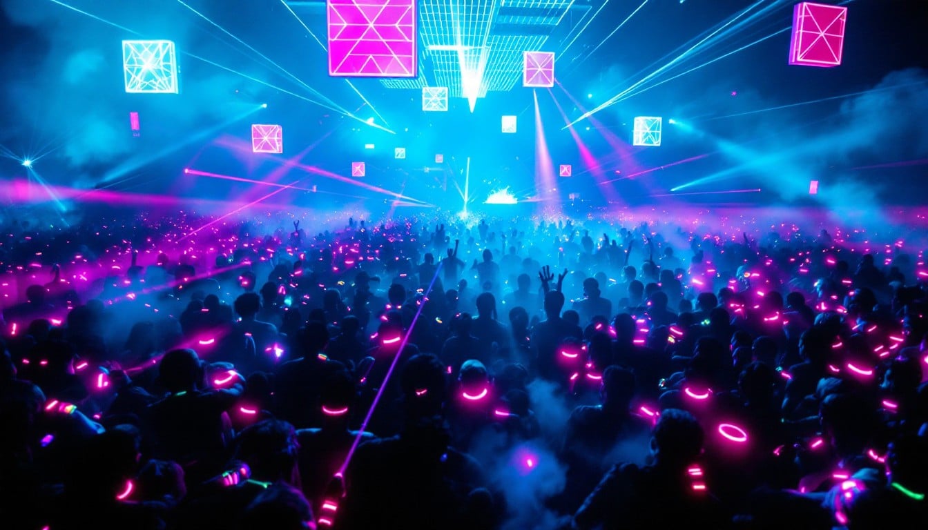 Free Neon Rave Paradise Image - Concert, Rave, Festival | Download at ...